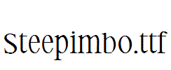 Steepimbo.ttf