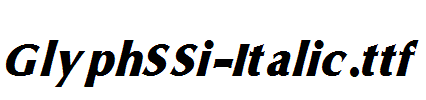 GlyphSSi-Italic.ttf