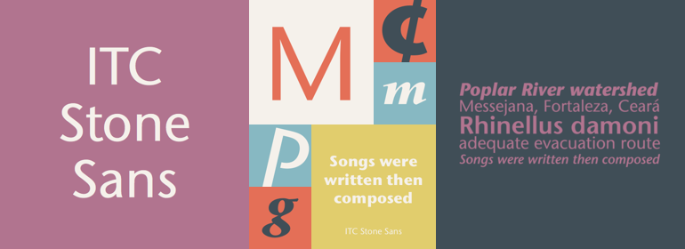 ITC Stone® Sans