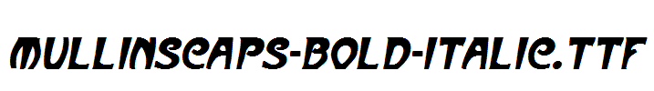 MullinsCaps-Bold-Italic.ttf