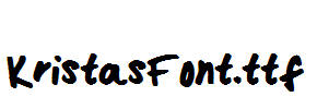 KristasFont.ttf