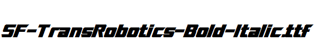 SF-TransRobotics-Bold-Italic.ttf