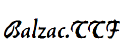 Balzac.ttf