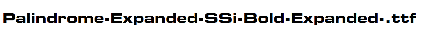 Palindrome-Expanded-SSi-Bold-Expanded-.ttf