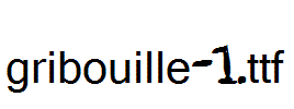 gribouille-1.ttf