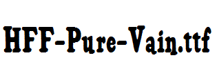 HFF-Pure-Vain.otf