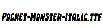 Pocket-Monster-Italic.ttf