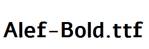 Alef-Bold.ttf