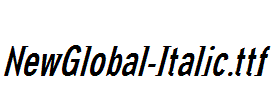 NewGlobal-Italic.ttf