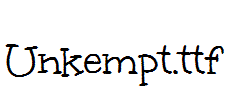 Unkempt.ttf