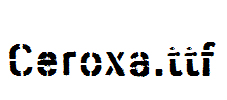 Ceroxa.ttf