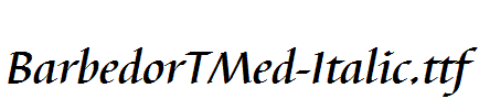 BarbedorTMed-Italic.ttf