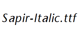 Sapir-Italic.ttf