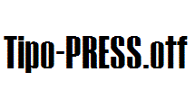 Tipo-PRESS.otf