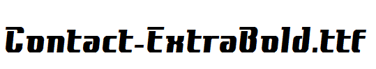 Contact-ExtraBold.ttf