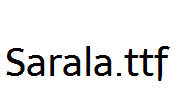 Sarala.ttf