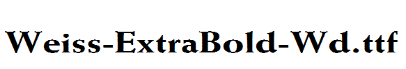 Weiss-ExtraBold-Wd.ttf