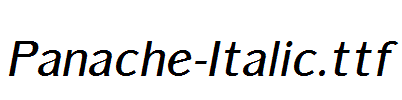 Panache-Italic.ttf