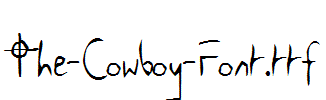 The-Cowboy-Font.ttf