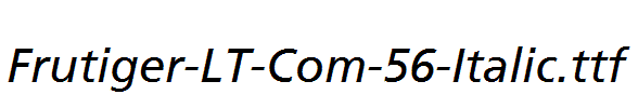 Frutiger-LT-Com-56-Italic.ttf