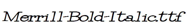 Merrill-Bold-Italic.ttf