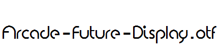 Arcade-Future-Display.otf