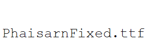 PhaisarnFixed.ttf