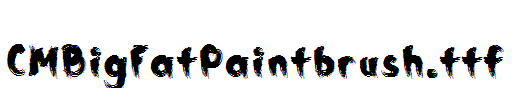 CMBigFatPaintbrush.ttf