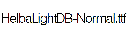 HelbaLightDB-Normal.ttf