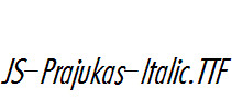 JS-Prajukas-Italic.ttf