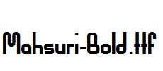 Mahsuri-Bold.ttf