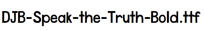 DJB-Speak-the-Truth-Bold.ttf