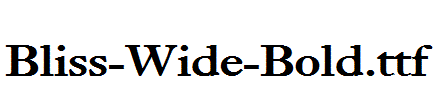 Bliss-Wide-Bold.ttf