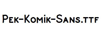 Pek-Komik-Sans.ttf