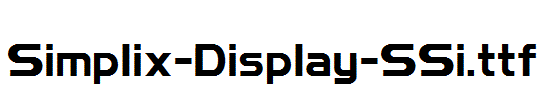 Simplix-Display-SSi.ttf