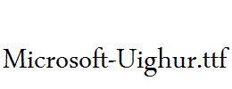 Microsoft-Uighur.ttf