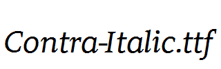 Contra-Italic.ttf