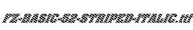 FZ-BASIC-52-STRIPED-ITALIC.ttf