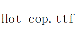 Hot-cop.ttf