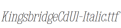 KingsbridgeCdUl-Italic.ttf