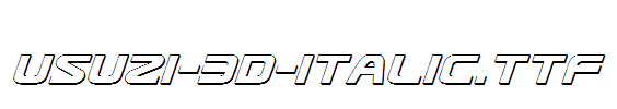 Usuzi-3D-Italic.ttf