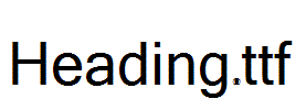 Heading.ttf