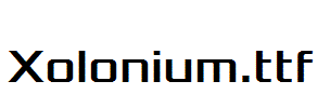 Xolonium.ttf