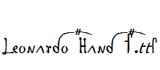 Leonardo-Hand-F.ttf