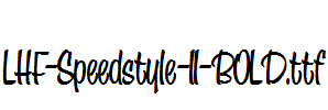 LHF-Speedstyle-II-BOLD.ttf