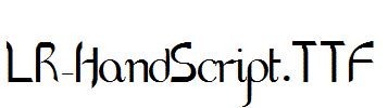 LR-HandScript.ttf