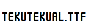 TekutekuAL.ttf