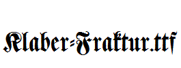 Klaber-Fraktur.ttf