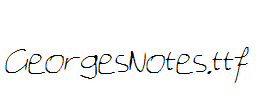 GeorgesNotes.ttf