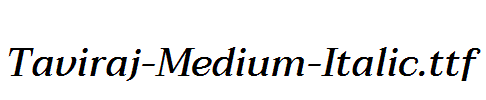 Taviraj-Medium-Italic.ttf